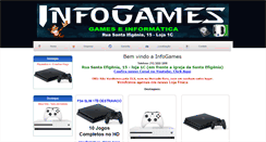 Desktop Screenshot of lojainfogames.com